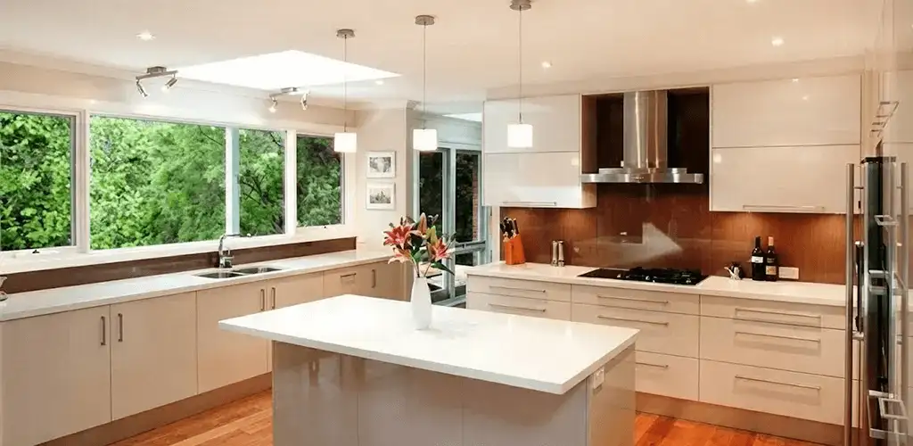Kitchen cabinet refacing and remodel results in a modern kitchen in San Jose, CA