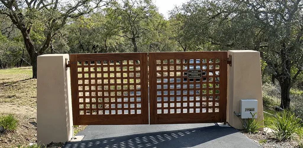 Driveway gate installation for a residential property in San Jose, CA