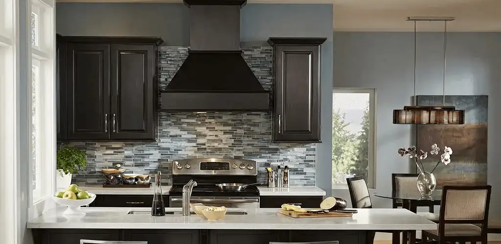 Kitchen cabinet painting and refinishing in a modern kitchen in San Jose, CA
